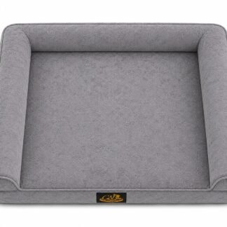 Grey Canine Noble orthopaedic sofa dog bed viewed from above